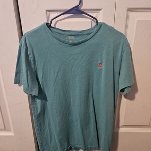 Polo by Ralph Lauren Men's Aqua Short Sleeve Tee